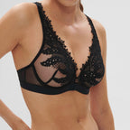 Soutien-Gorge Sgaa Décolleté Plongeant Mystic - Noir