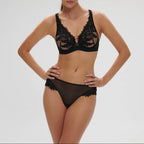 Soutien-Gorge Sgaa Décolleté Plongeant Mystic - Noir