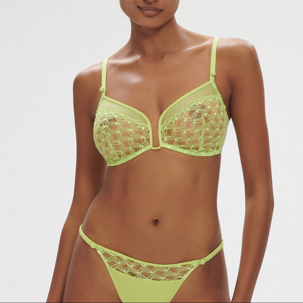 Soutien-Gorge Rose - Vert