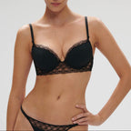 Soutien-Gorge Push-Up Rose - Noir Et Rose
