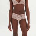 Shorty En Dentelle Festive - Rose