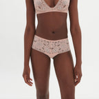 Shorty En Dentelle Festive - Rose