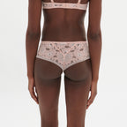 Shorty En Dentelle Festive - Rose