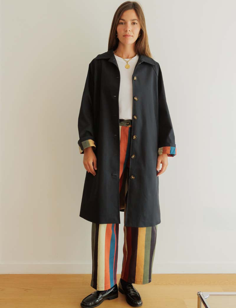Jeans a Righe Multicolore Bary