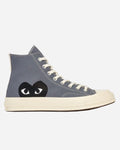 Comme Des Garçon Play - Cdg Play X Converse Chuck 70 High Steel Gray