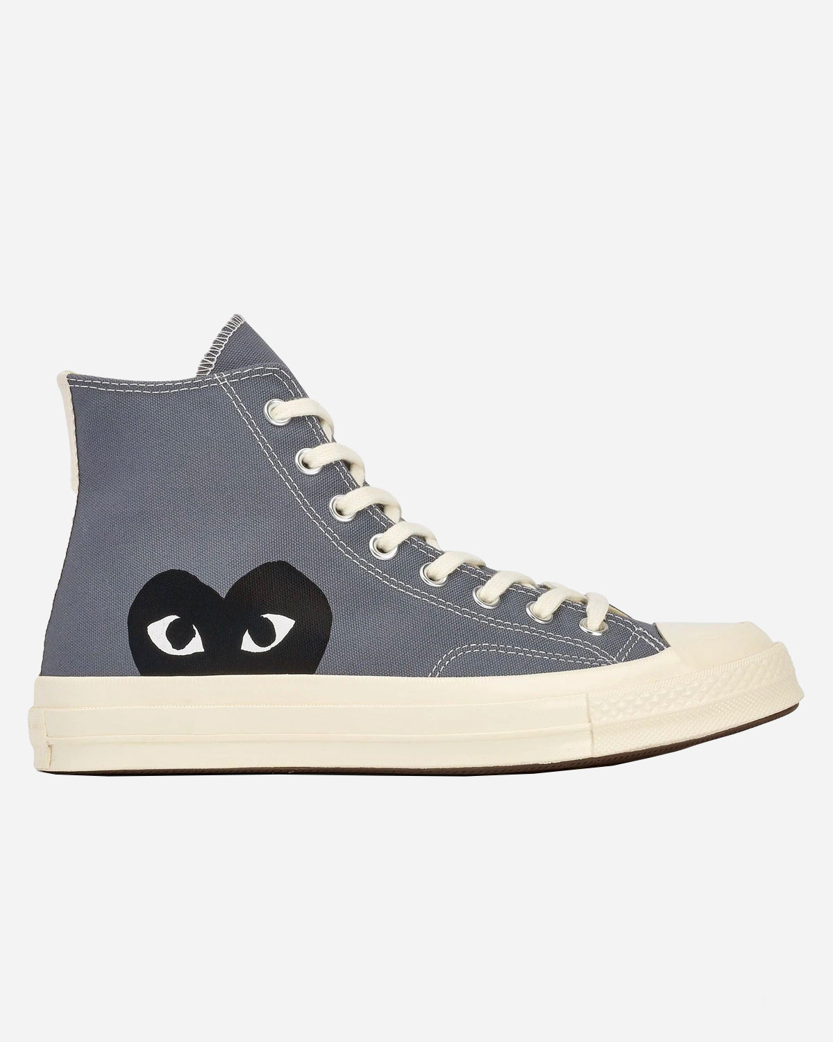 Comme Des Garçon Play - Cdg Play X Converse Chuck 70 High Steel Gray