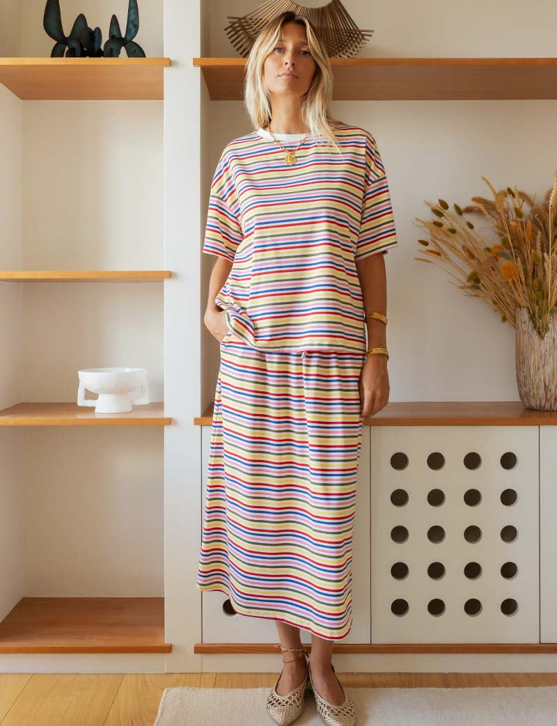 T-shirt a righe multicolore 1 Conrad