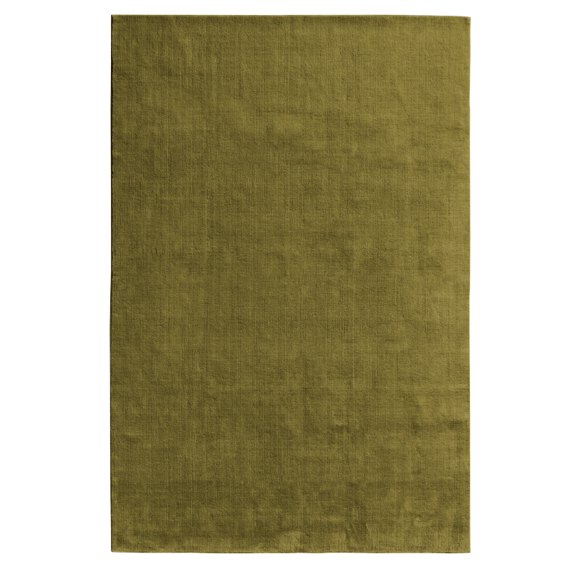 100% New Zealand Wool Rug - Olive Green