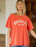 T-shirt Corallo Brooklyn