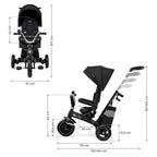 Triciclo Easytwist Nero