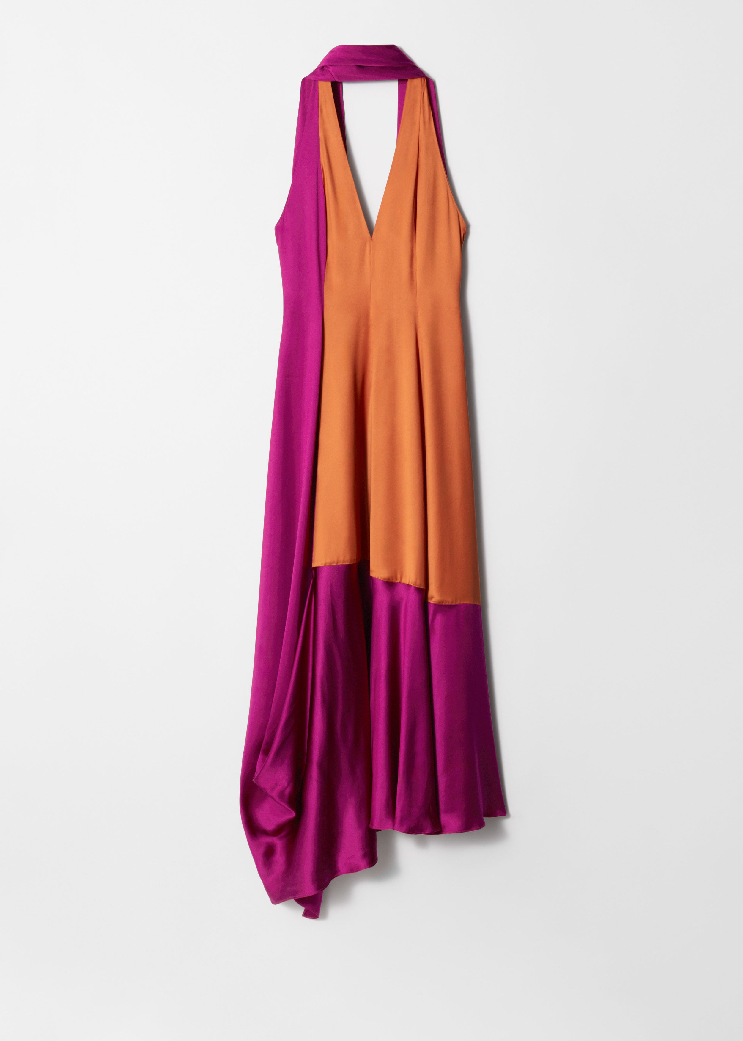 Vestido tipo bufanda Estee de Co-R - Rosa