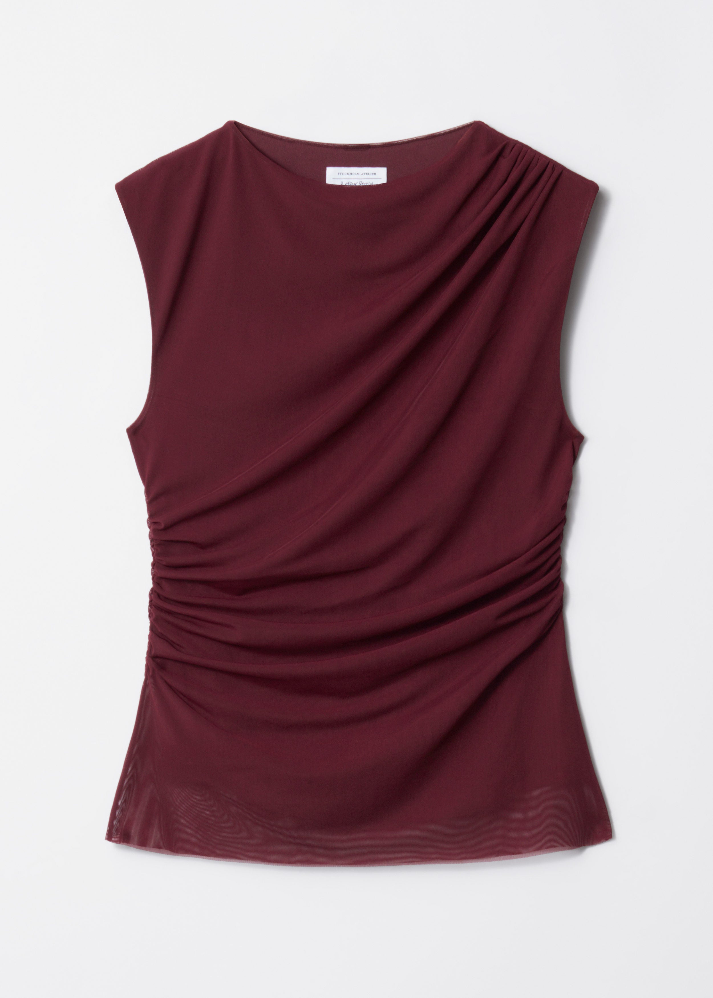 Top St Helena En Maille - Rouge