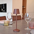 Emily - Wireless Table Lamp - Steel - Brown