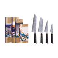 Colección Bunka San-Mai - Set completo de 4 piezas: 4 cuchillos