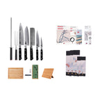 Colección Hashi Damas - Set Completo Deluxe de 10 piezas: 5 cuchillos + 5 accesorios