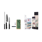 Colección Hashi Tsuchime - Set Básico Deluxe de 4 Piezas - 2 Cuchillos + 2 Accesorios