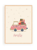 Pósters personalizados - Coche de Navidad