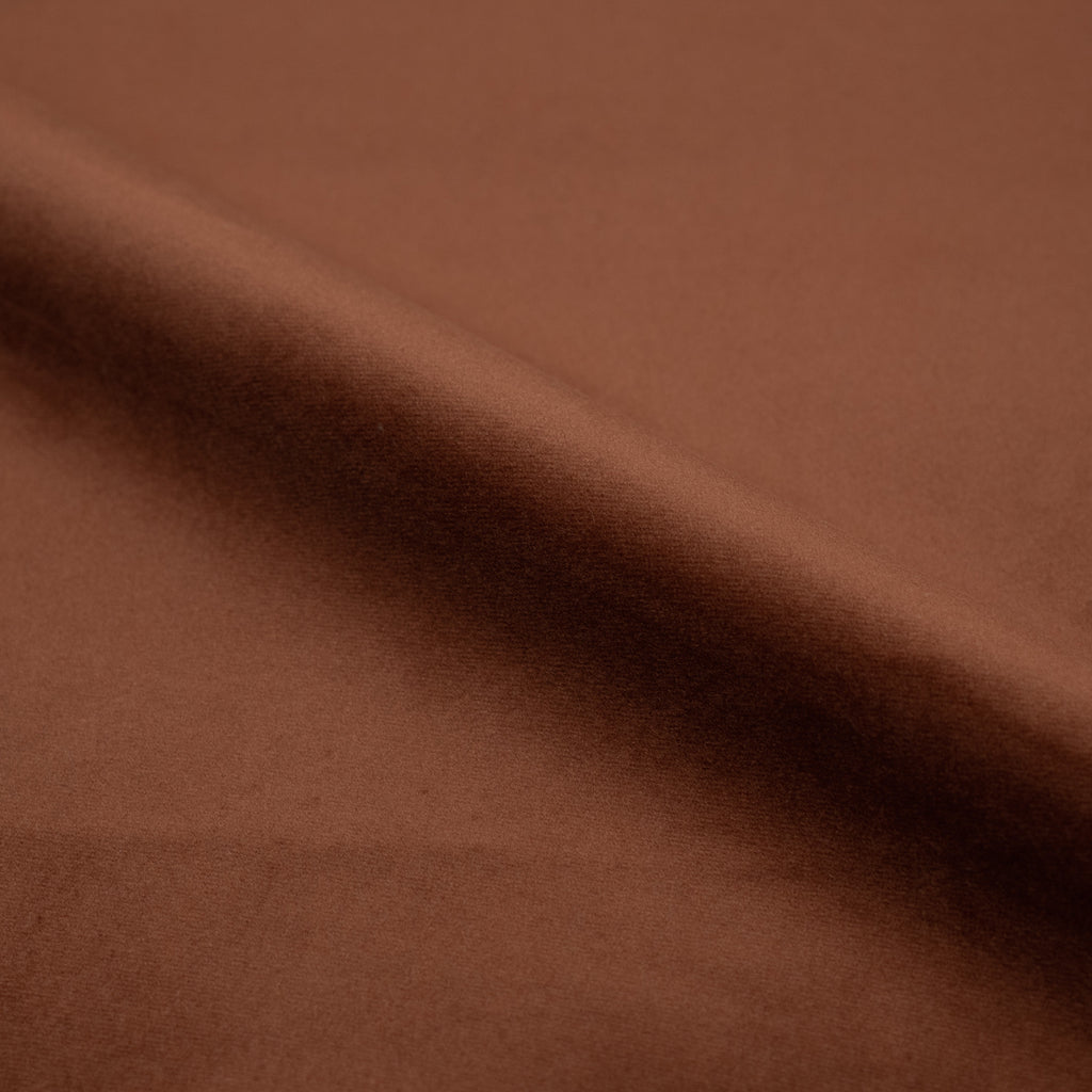 Esmée - Lot De 2 Chaises En Velours Terracotta Et Bois De Noyer