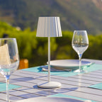 Abby - Wireless Table Lamp - Steel - White