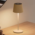Abby - Wireless Table Lamp - Steel - Beige