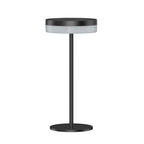 Vivia - Solar Table Lamp - Aluminum - Black