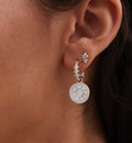 Single Dot Zirconia Stud Earring - Gold or Silver