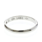 Cartier - 1895 Wedding Band 2,5 Mm Platinring - Sølv