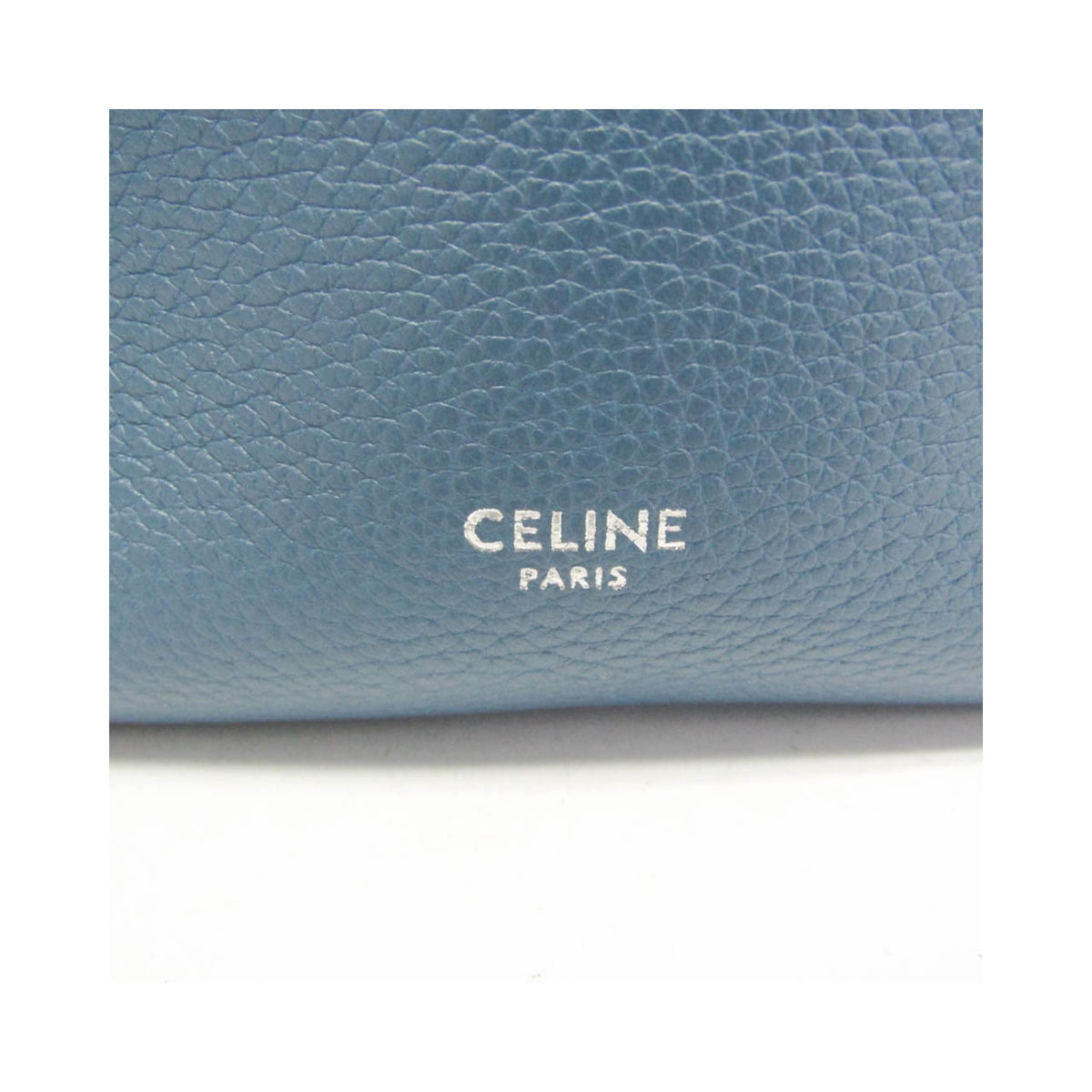 Celine - Borsa a spalla Sangle Seau piccola in pelle - Blu