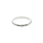 Cartier - 1895 Wedding Band 2,5 Mm Platinring - Sølv