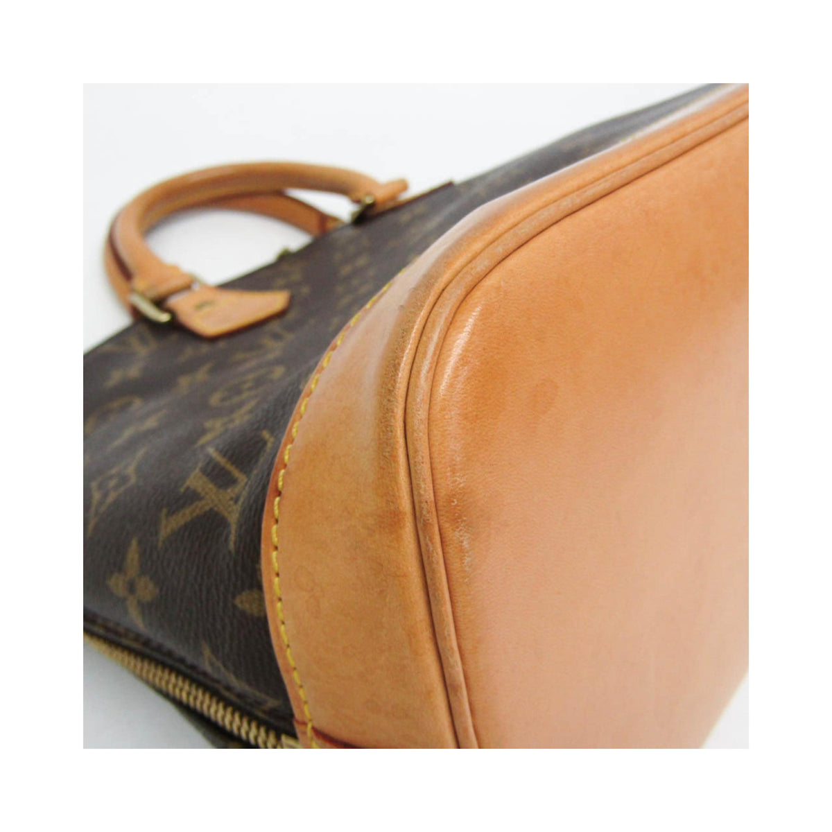 Louis Vuitton - Borsa a mano Alma PM in tela - Marrone