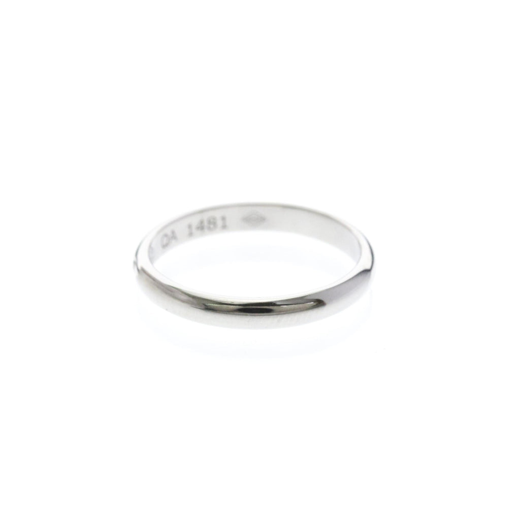 Cartier - 1895 Wedding Band 2,5 Mm Platinring - Sølv
