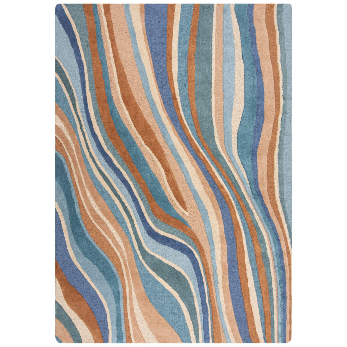 Abstract Flow - Wool Rug
