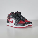 Air Jordan - Air Jordan 1 Mid Bred Toe - Noir