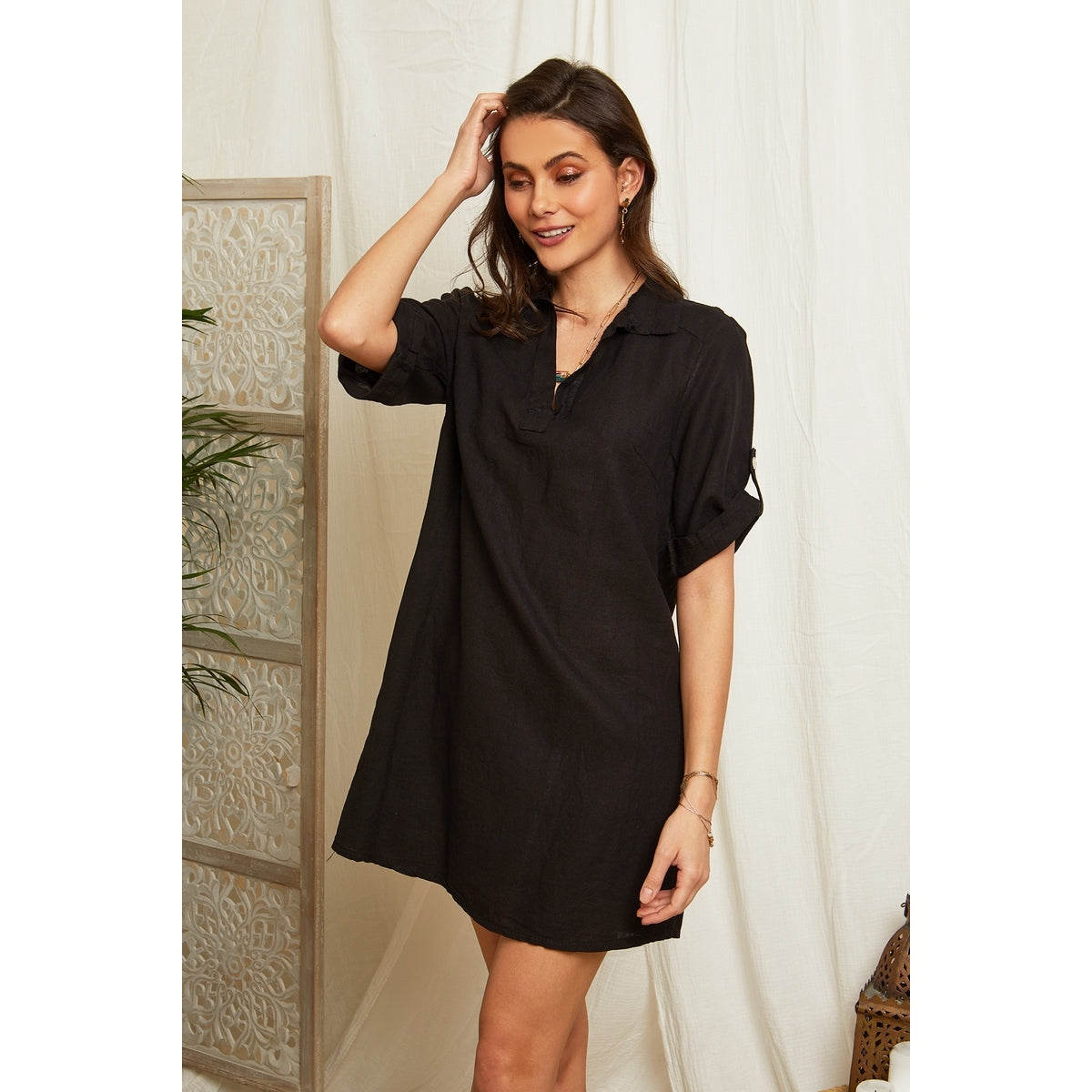 Robe - Noir - Femme