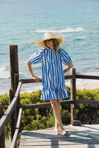 Clementine Blue Lines Dress
