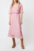 ROBE METRO MUSE Rose