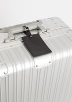 Luggage Aluminium - Maleta Rígida De Aluminio Con Cerradura Tsa & Ruedas Multidireccionales - Check-in M - Plata
