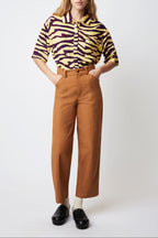 KITTEN DRUGSTORE CARAMEL TROUSERS