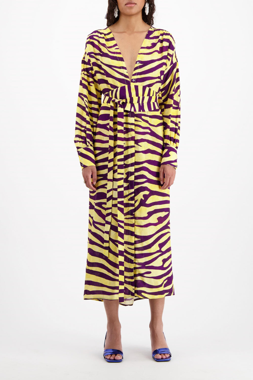 JULIAN ZEBRA SOLEIL DRESS