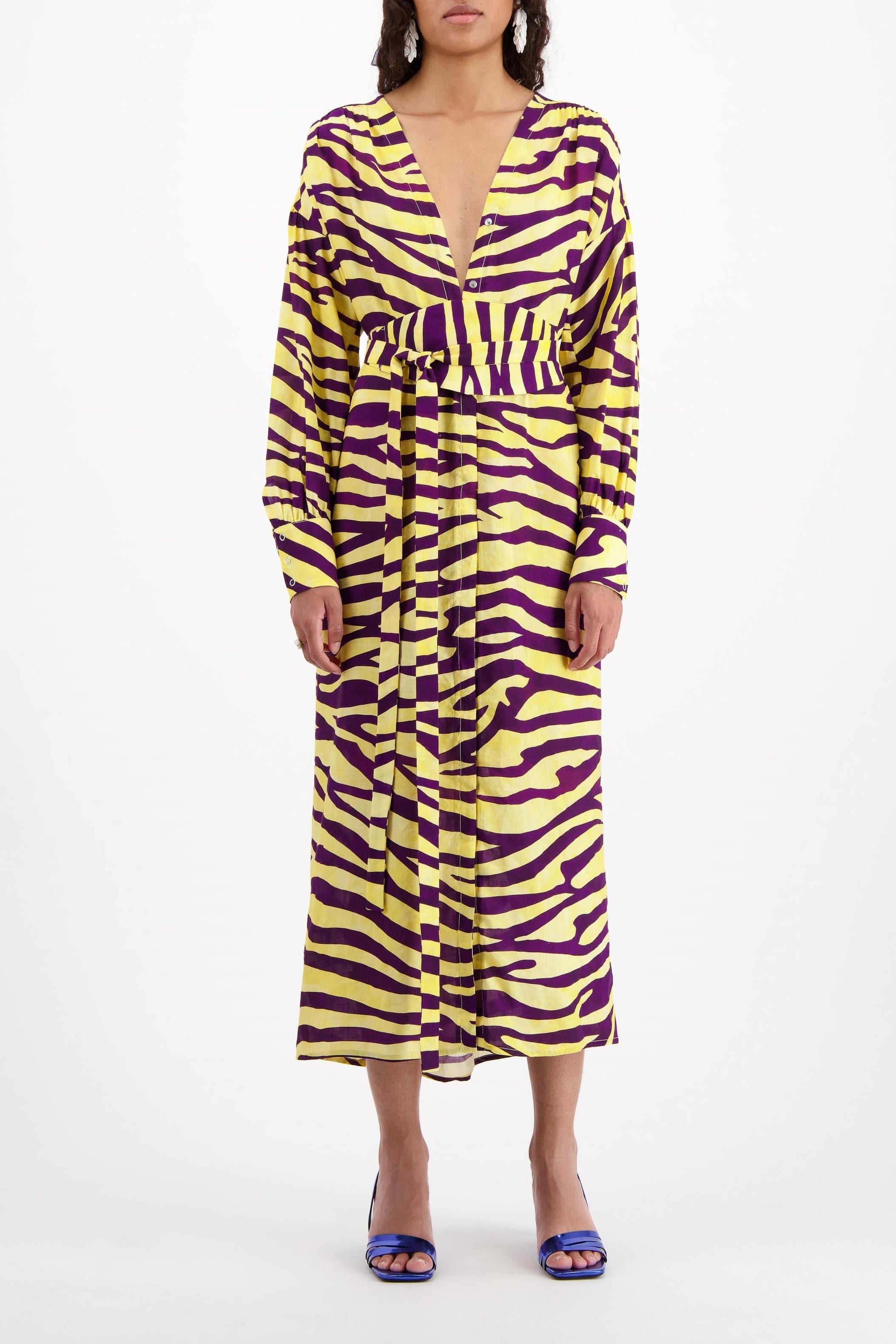 JULIAN ZEBRA SOLEIL DRESS
