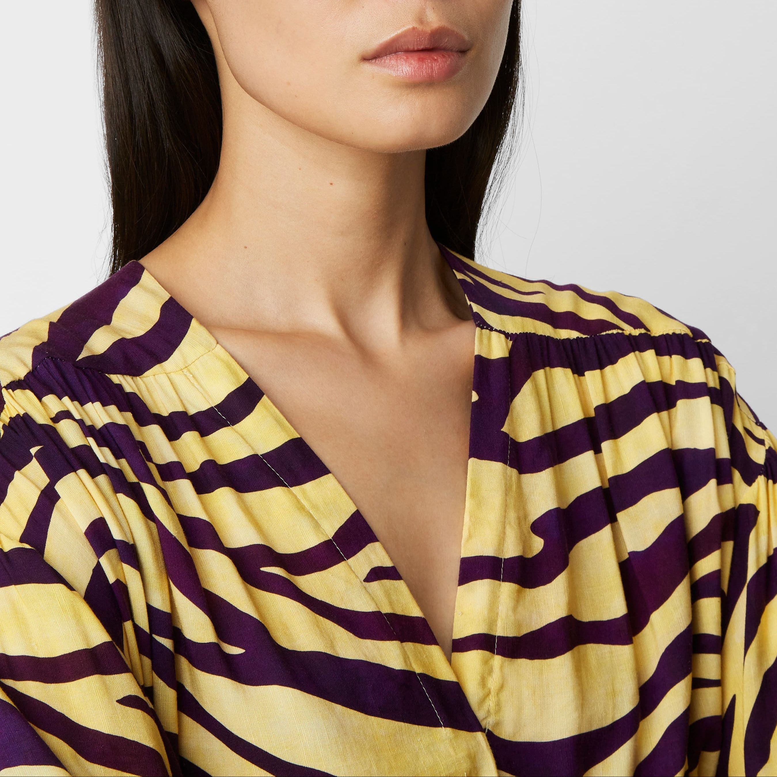 JULIAN ZEBRA SOLEIL DRESS