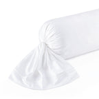Annecy - Taie De Traversin - Satin De Coton - Blanc / Blanc