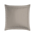 Annecy - Taie D'Oreiller - Satin De Coton - Blanc / Taupe