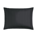 Dobby Stripe Woven Sheet Set - Taie D'Oreiller - Satin De Coton - Gris 03
