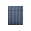 Dobby Stripe Woven - Drap Plat - Satin De Coton - Bleu 06