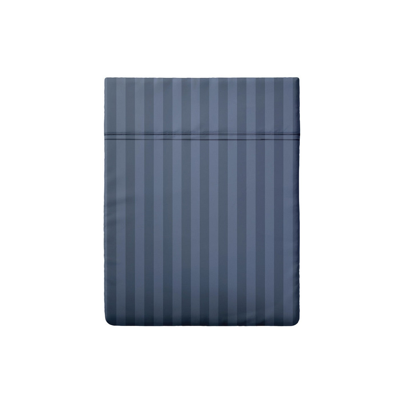 Dobby Stripe Woven - Drap Plat - Satin De Coton - Bleu 06