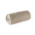 Uni - Drap-Housse - Satin De Coton - Taupe 01