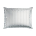 Dobby Stripe Woven Sheet Set - Taie D'Oreiller - Satin De Coton - Blanc 01