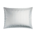 Dobby Stripe Woven Sheet Set - Taie D'Oreiller - Satin De Coton - Blanc 01