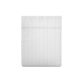 Dobby Stripe Woven - Drap Plat - Satin De Coton - Blanc 01